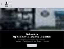 Tablet Screenshot of bigbmufflers.com